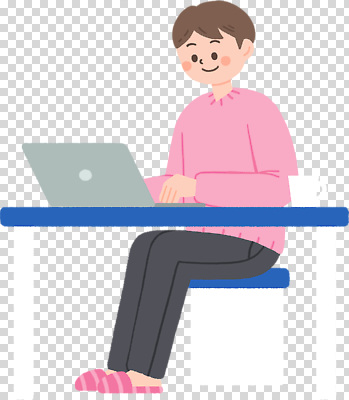 편집이미지 라이프스타일 남자 분홍색 의자 주택 일상 컴퓨터 사무실 작업 편안함 집중 책상 온라인 PNG 스타일 컬러 가구 컨셉 비즈니스 사람 건물 라이프 생활 전자제품 감각 파일형식 건축물 생활용품 건축 오브젝트