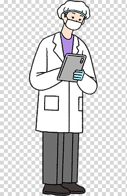 편집이미지 의학 기술 건강 병원 실험 치료 태블릿 청결 진료 환자 의사 가운 실험실 전문직 PNG 직업 옷 전자제품 스마트기기 의료진 위생 파일형식