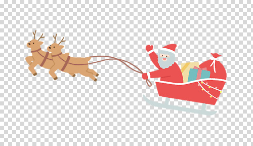 편집이미지 크리스마스 겨울 가족 하늘 이야기 선물 장식 산타클로스 축제 축하 즐거움 썰매 PNG 순록 계절 기념일 감정 컨셉 관계 파일형식