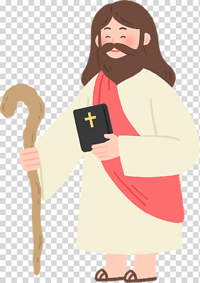 편집이미지 캐릭터 전통 옷 기독교 종교 지팡이 사람 동상 교회 믿음 성경 예수 그림 PNG 감정 종교용품 신_종교 파일형식