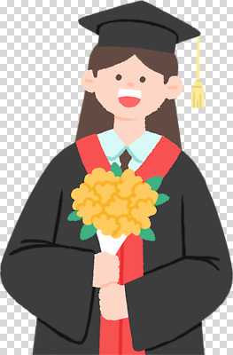 옷 교육 꽃 감정 컨셉 졸업 학교 관계 이벤트 파일형식 졸업식 꽃다발 기쁨 축하 가운 학생 대학교 학위 축제 성공 기념일 친구 편집이미지 PNG