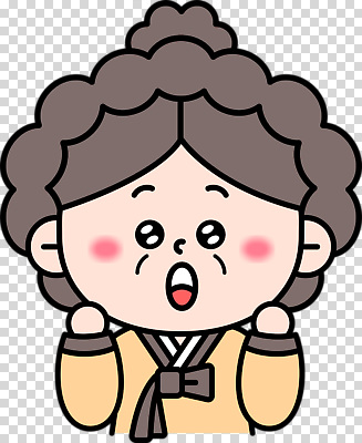 전통 감정 아시아 컨셉 표정 신체부위 파일형식 캐릭터 한국 전통의상 귀여움 놀람 기쁨 손 웃음 표현 문화 옷 디자인 편집이미지 PNG 신사임당