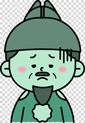 감정 컬러 컨셉 왕 파일형식 슬픔 캐릭터 표정 초록색 옷 백그라운드 헐렁 묘사 아이디어 편집이미지 PNG 세종대왕