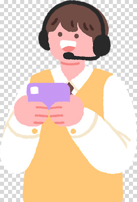 편집이미지 캐릭터 옷 남자 모션 기술 대화 웃음 스마트폰 핸드폰 헤드셋 게임 즐거움 PNG 소통 밝은색 감정 음향기기 컨셉 놀이 표정 말하기 사람 전자제품 스마트기기 헤드폰 파일형식
