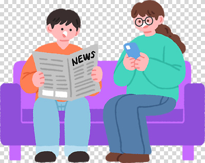 편집이미지 여자 남자 모션 대화 사람 일상 스마트폰 소파 독서 정보 신문 뉴스 편안함 언론 PNG 의자 말하기 라이프 간행물 핸드폰 스마트기기 감각 파일형식 가구 생활 전자제품 생활용품 오브젝트