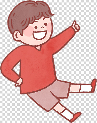 편집이미지 행복 어린이 모션 놀이 표정 웃음 사람 운동 자유 춤 즐거움 PNG 빨간옷 옷 감정 컨셉 문화예술 건강 파일형식