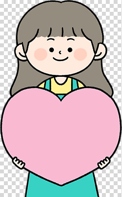 편집이미지 행복 감정 어린이 분홍색 사랑 웃음 귀여움 하트 표현 큼 PNG 모양 컬러 컨셉 표정 사람 크기 파일형식