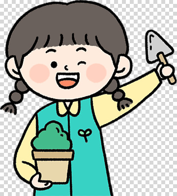 감정 컬러 컨셉 모션 표정 사람 생태계 파일형식 어린이 정원 식물 화분 웃음 즐거움 자연 돌봄 흙 초록색 귀여움 편집이미지 PNG