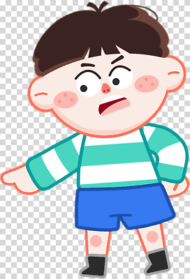 편집이미지 캐릭터 감정 어린이 티셔츠 반바지 표정 손짓 친구 줄무늬 분노 갈등 PNG 상호작용 셔츠 무늬 바지 관계 모션 사람 파일형식
