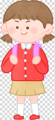 편집이미지 학생 여학생 교복 어린이 분홍색 가방 학교 초등학교 웃음 빨간색 치마 스웨터 쉬는시간 포니테일 PNG 헤어스타일 잡화 옷 여자 교육 컬러 상의 하의 휴식 표정 사람 파일형식