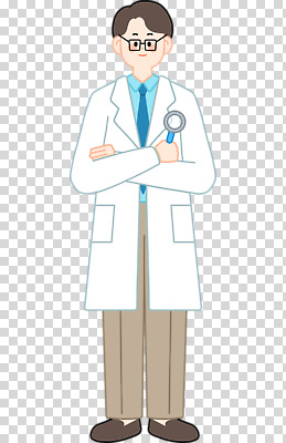 편집이미지 남자 의학 건강 병원 치료 팔짱 진료 의사 집중 상담 PNG 컨셉 모션 사람 의료진 파일형식