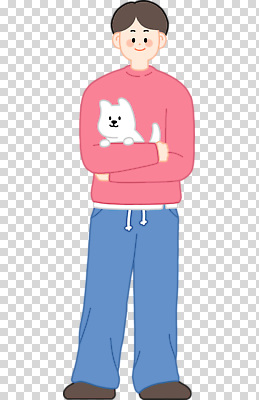 동물 편집이미지 옷 남자 행복 감정 포옹 주택 사랑 미소 사람 반려동물 강아지 편안함 PNG 순간 안기 표정 건물 감각 개 파일형식