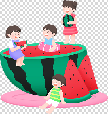 편집이미지 어린이 컬러 과일 가족 물놀이 놀이 수박 웃음 여름 친구 시원함 즐거움 PNG 계절 감정 관계 표정 사람 파일형식