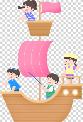 편집이미지 어린이 바다 모션 자연 놀이 친구 도전 즐거움 해적선 PNG 친목 상상력 감정 관계 사람 배 생태계 선박 파일형식 수상교통 교통수단 교통
