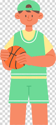 편집이미지 캐릭터 남자 스포츠 유니폼 모션 농구 농구공 야외 초록색 친구 운동 연습 준비 PNG 옷 컬러 공 관계 건강 사람 구기 파일형식