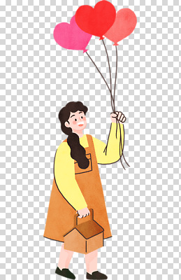 편집이미지 손 옷 행복 어린이 컬러 선물 사랑 미소 소녀 상자 갈색 기쁨 즐거움 풍선 PNG 여자 감정 표정 사람 신체부위 파일형식