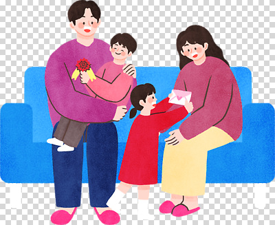 편집이미지 꽃 행복 거실 가족 함께함 따뜻함 사랑 일상 부모 자녀 편지 PNG 소통 식물 감정 컨셉 관계 라이프 파일형식 생활