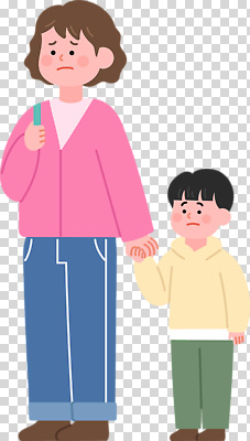 편집이미지 어린이 가족 모션 엄마 아이스크림 표정 손잡기 아기 외출 걱정 PNG 감정 관계 디저트 사람 파일형식 음식