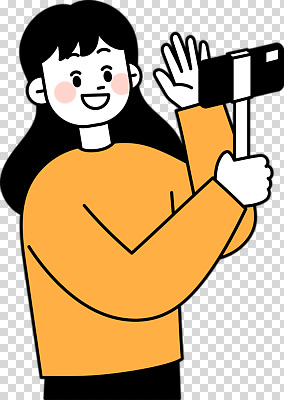 감정 컨셉 상의 관계 표정 사람 라이프 핸드폰 스마트기기 사진촬영 파일형식 여자 셀프카메라 스마트폰 스웨터 미소 행복 촬영 순간 일상 소통 포즈 친구 편집이미지 PNG