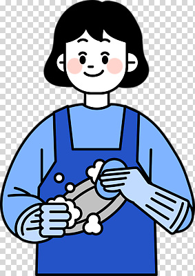 잡화 생활용품 3 사람 라이프 신체부위 도구 청소 파일형식 주방 장갑 손 거품 주방용품 세척 가사 여자 청소도구 가정 일상 편집이미지 PNG