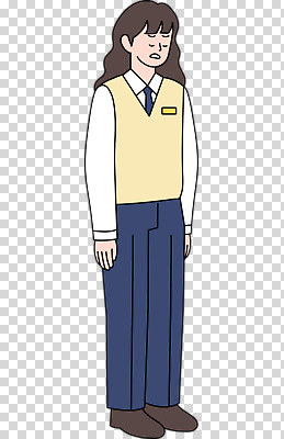 편집이미지 직업 캐릭터 옷 여자 컬러 모션 넥타이 직장 표정 대화 사람 조끼 PNG 잡화 회사 말하기 외투 파일형식