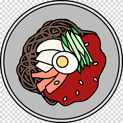 편집이미지 한식 채소 오이 요리 계란 식사 신선 면류 고명 맛 PNG 면발 비빔면 세련 음식 컨셉 알 파일형식