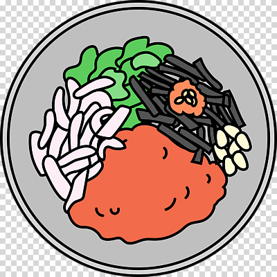 편집이미지 한식 채소 식재료 건강 요리 식사 고추장 맛 상추 깻잎 비빔밥 콩나물 PNG 맛집 영양소 음식 컨셉 양념 나물 파일형식