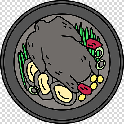 편집이미지 한식 채소 재료 요리 식사 닭고기 전통음식 신선 향신료 건강식 PNG 맛있는 전통 음식 육류 향미료 파일형식