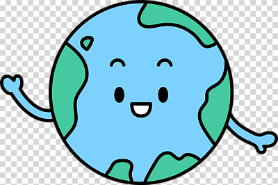 컬러 컨셉 표정 신체부위 생태계 파일형식 지구 웃음 손 표현 그림 파란색 초록색 다정 귀여움 캐릭터 환경 자연 편집이미지 PNG