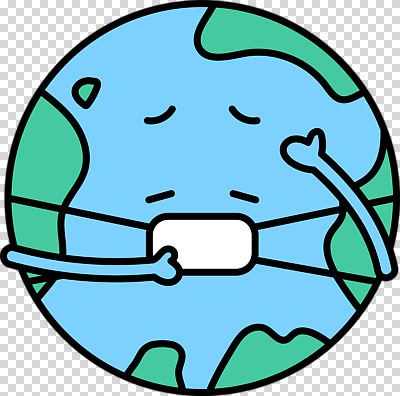 감정 캠페인 컨셉 날씨 변화 기후변화 파일형식 지구 마스크 건강 환경 보호 고통 예방 사람 지구온난화 의식 사회적거리두기 바이러스 안전 편집이미지 PNG