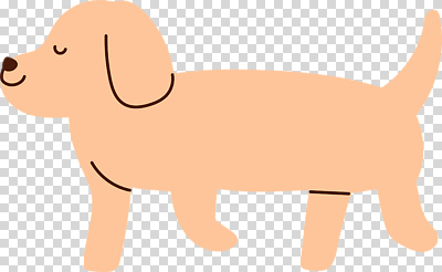 모양 동물 편집이미지 캐릭터 디자인 행복 반려동물 걷기 귀여움 표현 강아지 PNG 단순화된 감정 컨셉 모션 개 파일형식