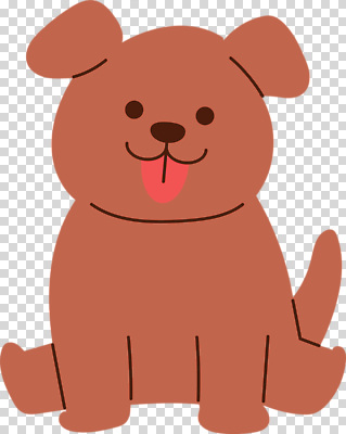 동물 편집이미지 캐릭터 행복 앉기 반려동물 갈색 귀여움 표현 강아지 즐거움 그림 PNG 감정 컬러 컨셉 모션 개 파일형식