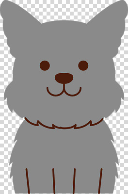 동물 편집이미지 캐릭터 디자인 털 표정 반려동물 귀여움 회색 강아지 PNG 컬러 컨셉 개 파일형식