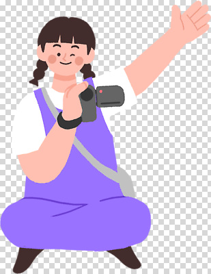 편집이미지 모션 놀이 웃음 앉기 취미 카메라 사진촬영 촬영 즐거움 PNG 손흔들기 창의성 감정 표정 전자제품 파일형식