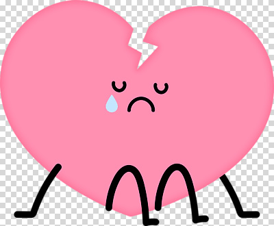 모양 감정 컨셉 파일형식 하트 슬픔 눈물 손상 사랑 상징 표현 그림 캐릭터 이모티콘 디자인 편집이미지 PNG