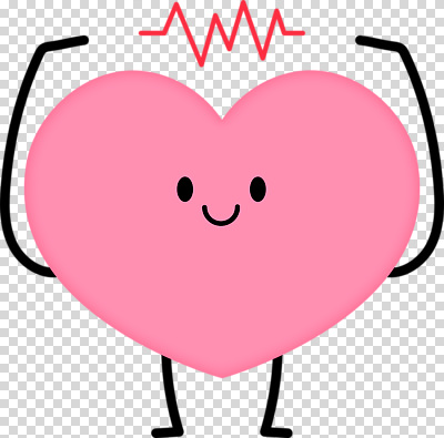 감정 컨셉 건강 생활 장기_의학 파일형식 심장 운동 캐릭터 귀여움 라이프스타일 긍정적 표현 상징 심리 행복 편집이미지 PNG