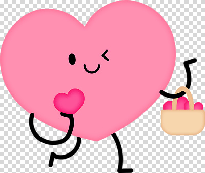 모양 감정 컨셉 모션 표정 신체부위 파일형식 하트 캐릭터 사랑 귀여움 바구니 걷기 웃음 표현 즐거움 손 어깨 편집이미지 PNG