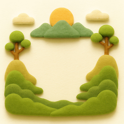 자연요소 식물 디자인 명절 컨셉 모형 CG 생태계 파일형식 천_직물 자연 풍경 장식 태양 나무 컬러 예술 조화 분위기 미니어처 감성 인테리어 편집이미지 편집실사 JPG 펠트 설날