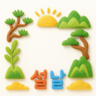 자연요소 식물 명절 감정 아시아 이벤트 공휴일 CG 생태계 파일형식 천_직물 설날 나무 태양 산 컬러 풍경 자연 연휴 한국 전통 기념일 축제 행복 편집이미지 편집실사 JPG 펠트