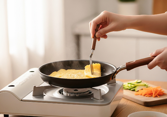 주간 한식 생활용품 채소 주방용품 뿌리채소 신체부위 전통음식 계란요리 CG 파일형식 주방 요리 계란말이 프라이팬 손 재료 당근 오이 아침 점심 식사 건강 편집이미지 편집실사 JPG 의료성형뷰티 떡국