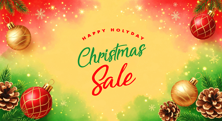 나무 계절 기념일 감정 컨셉 파일형식 크리스마스 세일 포스터 장식 분위기 색감 즐거움 화려 소나무 구슬 겨울 쇼핑 기념 행복 이벤트 마케팅 상점 일러스트 국내일러스트 JPG 수채화