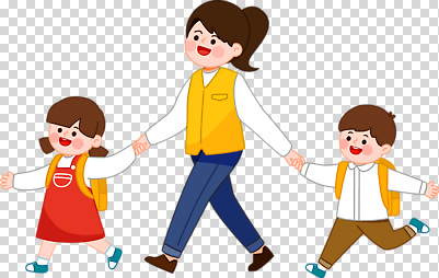 편집이미지 행복 어린이 가방 학교 가족 모션 엄마 일상 걷기 손잡기 등교 주말 PNG 밝은색 잡화 교육 감정 관계 사람 라이프 등하교 파일형식 생활