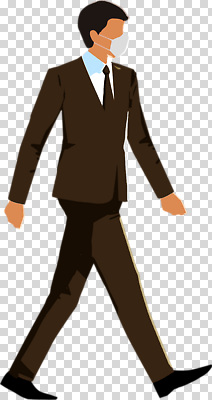 편집이미지 패션 남자 이동 비즈니스 아침 건강 마스크 안전 정장 걷기 도심 공공장소 PNG 오후 스타일 주간 옷 컨셉 모션 사람 장소 도시 파일형식