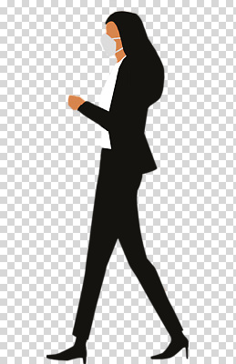 편집이미지 옷 여자 비즈니스 모션 거리 마스크 정장 일상 사무실 걷기 도시 자신감 PNG 스타일 감정 사람 라이프 파일형식