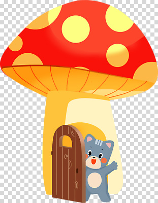 동물 편집이미지 캐릭터 디자인 컬러 자연 주택 웃음 문 귀여움 고양이 버섯 편안함 고양이캐릭터 PNG 환상 동물캐릭터 컨셉 포유류 표정 건물 반려동물 감각 생태계 파일형식