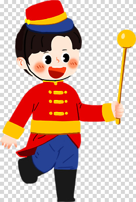 편집이미지 캐릭터 디자인 어린이 유니폼 모션 미소 웃음 빨간색 장난감 군인 표현 황금 망토 PNG 직업 옷 컬러 표정 사람 국군 파일형식