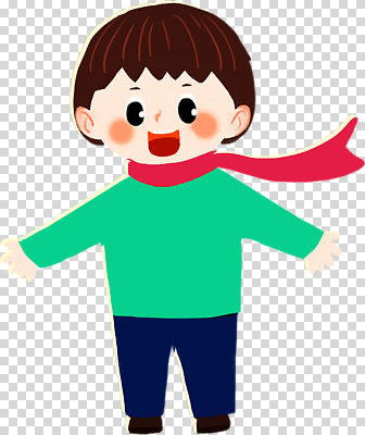 잡화 계절 감정 컬러 컨셉 표정 사람 신체부위 파일형식 어린이 겨울 목도리 웃음 손 빨간색 귀여움 즐거움 캐릭터 풍경 밝음 편집이미지 PNG