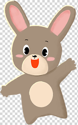 동물 편집이미지 캐릭터 디자인 웃음 귀여움 표현 토끼 인사 즐거움 귀 PNG 감정 컨셉 포유류 표정 신체부위 반려동물 예절 파일형식