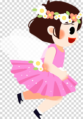 편집이미지 캐릭터 행복 어린이 날개 하늘 요정 소녀 달리기 귀여움 꿈 즐거움 PNG 여자 감정 컨셉 모션 사람 파일형식