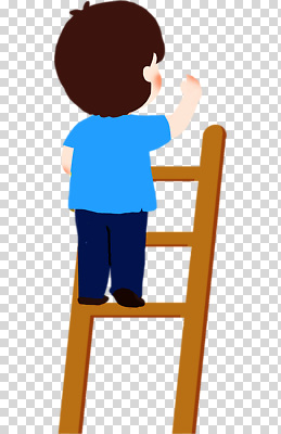 편집이미지 손 어린이 티셔츠 사다리 모션 경고 소년 파란색 등산 즐거움 목조 PNG 놀기 남자 감정 컬러 셔츠 사람 신체부위 트래킹 도구 파일형식